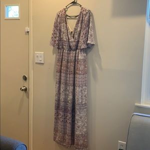 Long floral dress